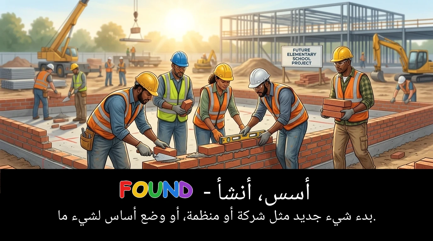 Arabic Illustration for found
